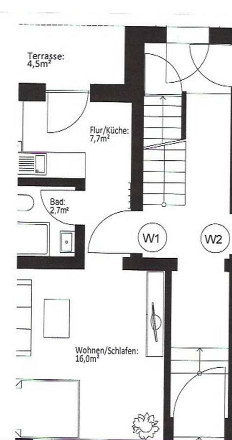 Bejing - Chillinghouse # 2, 3 Min. Vom Ice, Netflix; Balkon Apartamento Siegburg Exterior foto